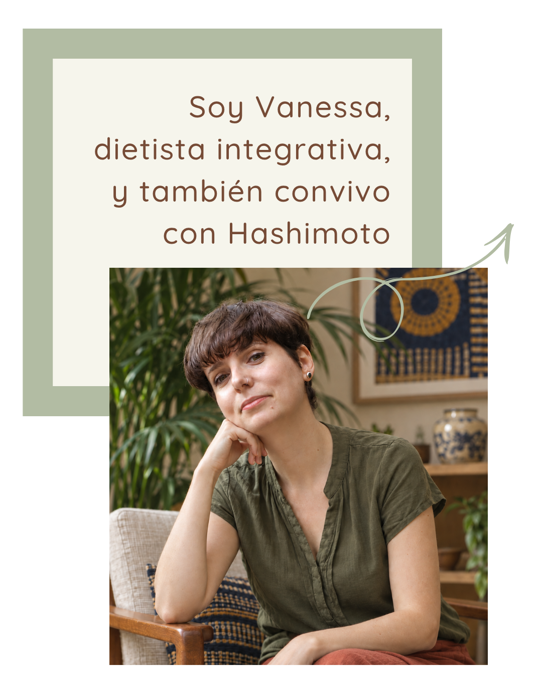 Soy Vanessa, dietista integrativa, y también convivo con Hashimoto Soy Vanessa dietista integrativa y tambien convivo con Hashimoto
